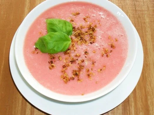 Rezept: Melonensuppe Bild Nr. 2 Melonensuppe - Rezept - Bild Nr. 2