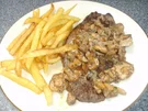 Rezept: Hüftsteak mit Pfifferlingen.... Hüftsteak mit Pfifferlingen.... - Rezept