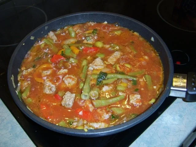 Bohnen-Hackfleisch-Pfanne - Rezept - Bild Nr. 8