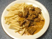 Rezept: Rindergulasch" Stroganoff " Rindergulasch" Stroganoff " - Rezept