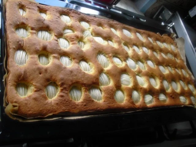 versunkener Apfelkuchen - Rezept