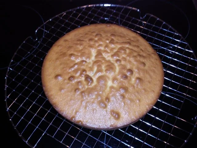 Weisse Schokoladentorte mit Himbeerpürree (für 20 cm Springform) - Rezept - Bild Nr. 4