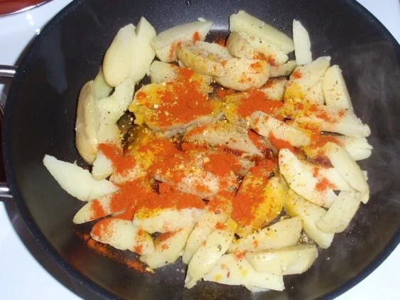 Scharfe bunte Kartoffel-Pfanne - Rezept - Bild Nr. 3