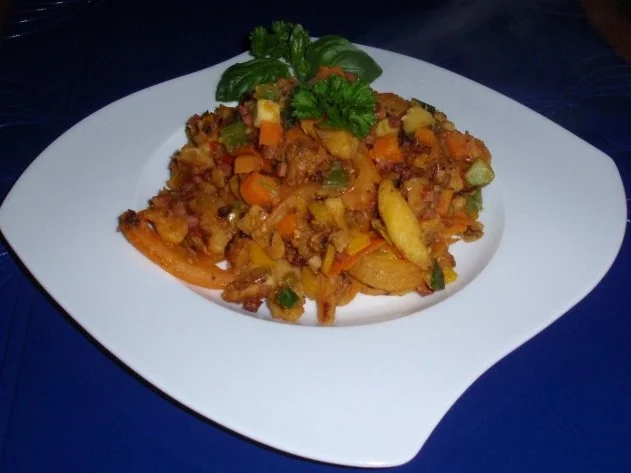 Scharfe bunte Kartoffel-Pfanne - Rezept - Bild Nr. 13