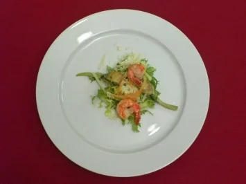 Insalata di carciofi mit Gamberi und Parmesan - Rezept