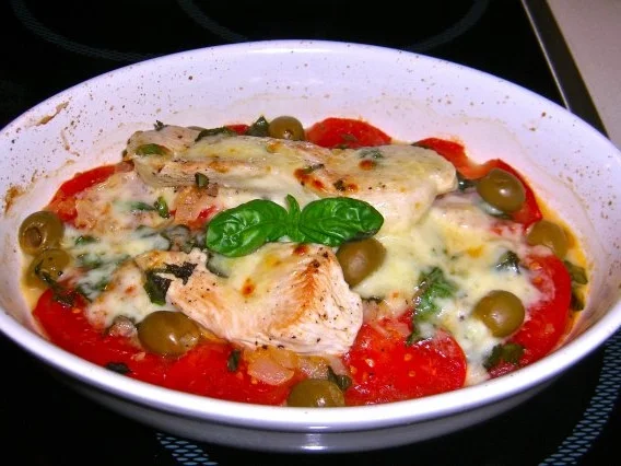 Rezept: Mozzarella-Puten-Gratin Mozzarella-Puten-Gratin - Rezept