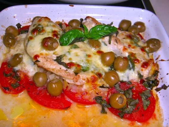 Rezept: Mozzarella-Puten-Gratin Bild Nr. 2 Mozzarella-Puten-Gratin - Rezept - Bild Nr. 2