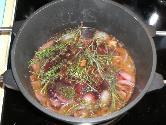 Fleisch: Rinderherz geschmort mit frischen Mischpilzen - Rezept - Bild Nr. 4