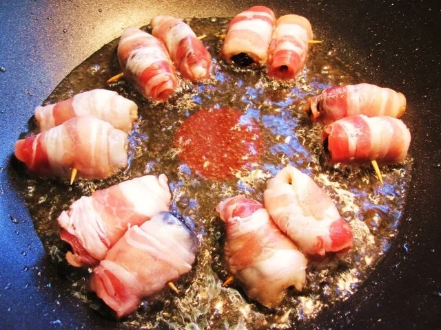 Rezept: Speckpflaumen am Spieß ... Bild Nr. 5 Speckpflaumen am Spieß ... - Rezept - Bild Nr. 5