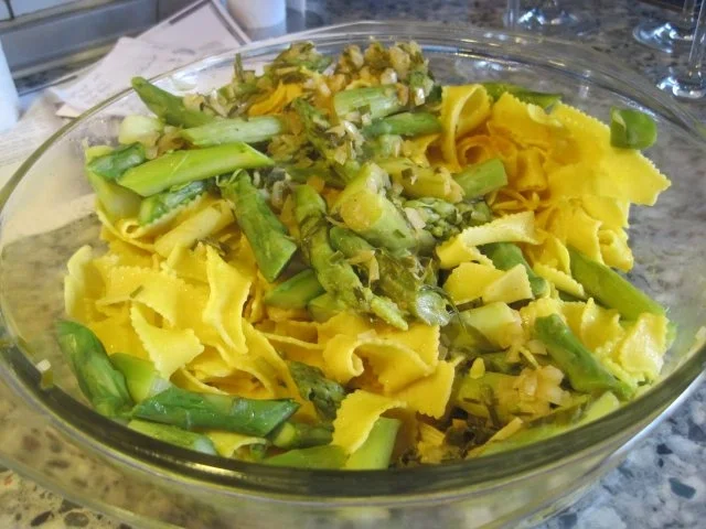 Auflauf mit grünem Spargel - Rezept