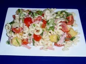 Fruchtiger Nudelsalat a la Linda - Rezept