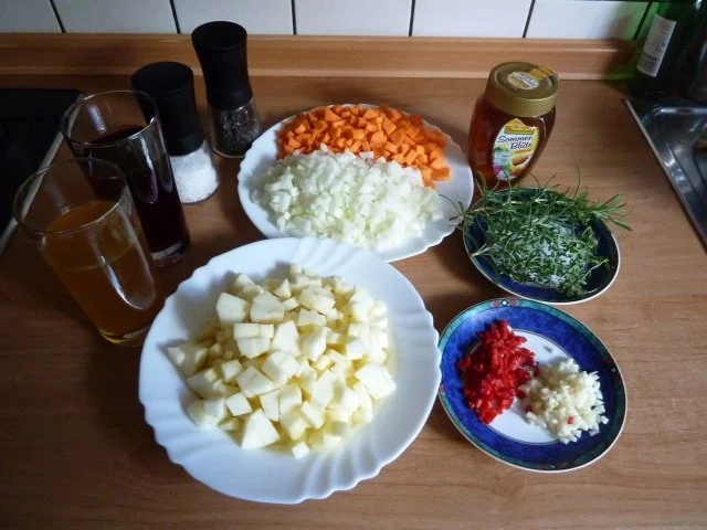 Rezept: Schweinenuss geschmort Schweinenuss geschmort - Rezept