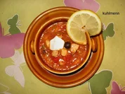 Soljanka mit Meeresfrüchten - Rezept