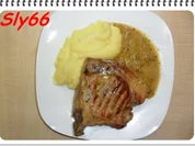 Fleischgerichte:Koteletts in Pfefferonisoße - Rezept