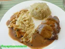 Rezept: Fleisch: SCHWEINEFILET an Pfeffersahnesauce Fleisch: SCHWEINEFILET an Pfeffersahnesauce - Rezept
