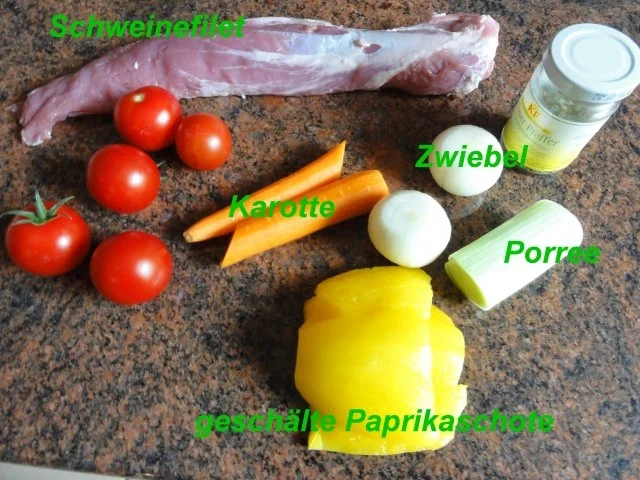 Fleisch:    SCHWEINEFILET an Pfeffersahnesauce - Rezept - Bild Nr. 2