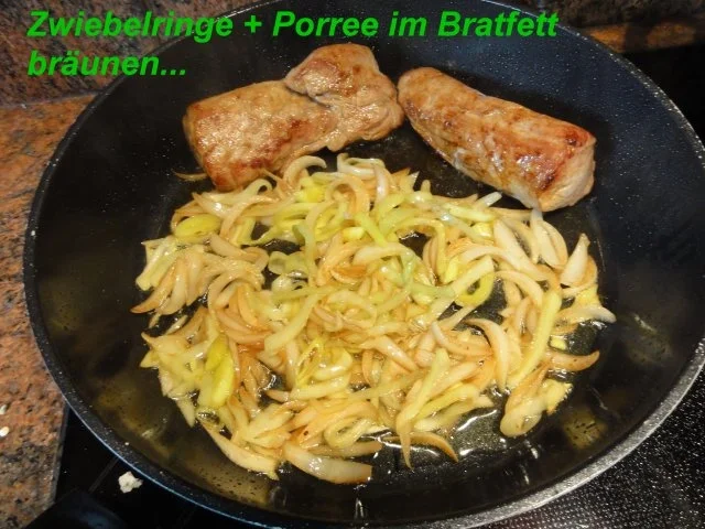 Fleisch:    SCHWEINEFILET an Pfeffersahnesauce - Rezept - Bild Nr. 3