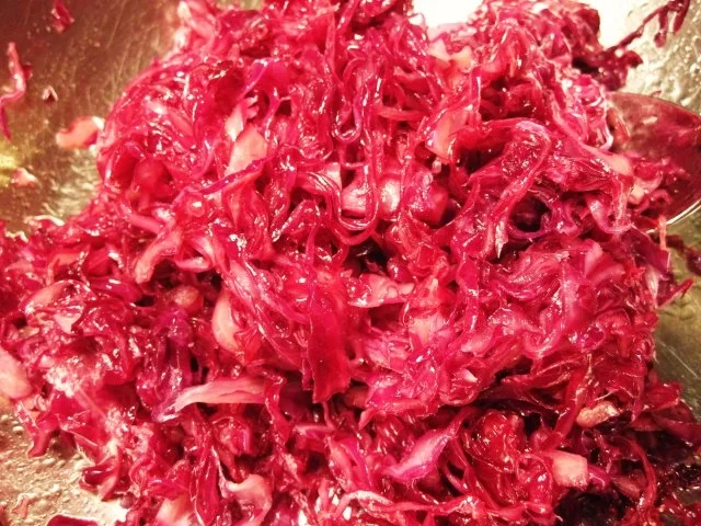 Roher Krautsalat - heute mal rot ... - Rezept - Bild Nr. 5