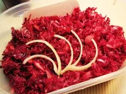 Roher Krautsalat - heute mal rot ... - Rezept