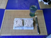 Rezept: Abendbrot: Tomatenquark auf Toast... Abendbrot: Tomatenquark auf Toast... - Rezept