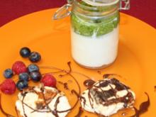Luftige Mini-Pfannkuchen  mit Rosinen - Rezept