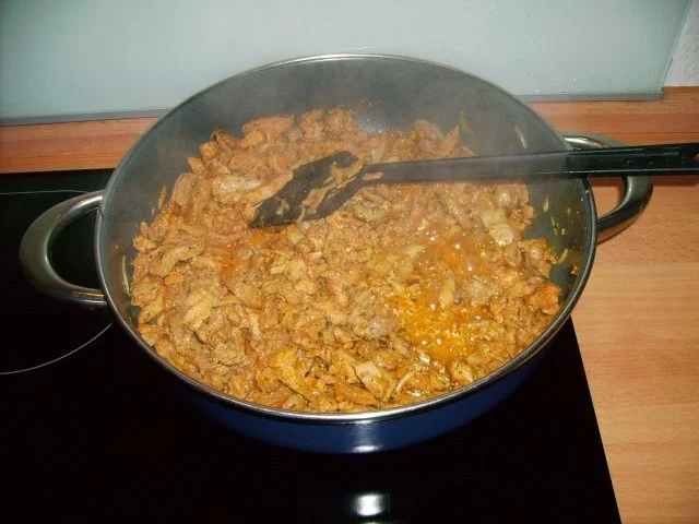 Rezept: Gyros mit Schuß, überbacken Bild Nr. 3 Gyros mit Schuß, überbacken - Rezept - Bild Nr. 3