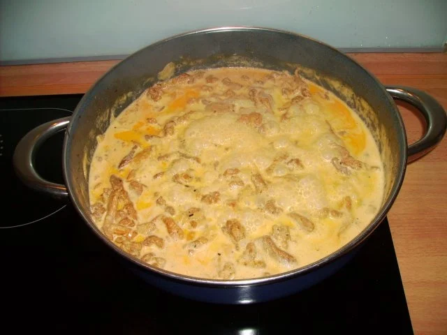 Rezept: Gyros mit Schuß, überbacken Bild Nr. 4 Gyros mit Schuß, überbacken - Rezept - Bild Nr. 4