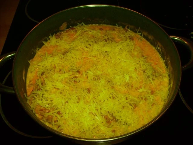 Rezept: Gyros mit Schuß, überbacken Bild Nr. 5 Gyros mit Schuß, überbacken - Rezept - Bild Nr. 5