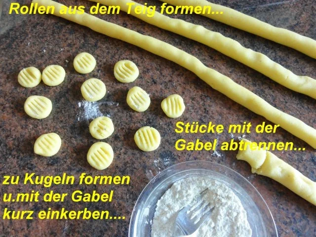 Kartoffel:    GNOCCHI   -selbstgemacht- - Rezept - Bild Nr. 7
