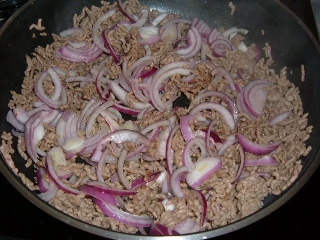 Rezept: Hack : Nudelpfanne mit Hack und Gemüse Bild Nr. 4 Hack : Nudelpfanne mit Hack und Gemüse - Rezept - Bild Nr. 4