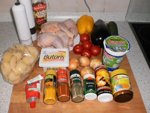 Rezept: Hähnchenkeulen mit gefüllten Nudeln an Gemüsemischung Bild Nr. 2 Hähnchenkeulen mit gefüllten Nudeln an Gemüsemischung - Rezept - Bild Nr. 2