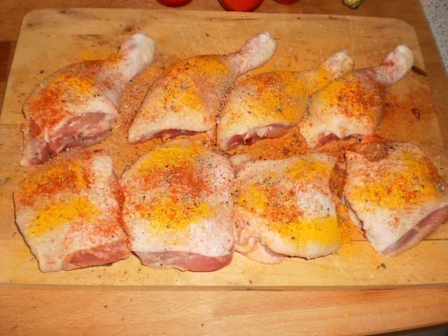 Rezept: Hähnchenkeulen mit gefüllten Nudeln an Gemüsemischung Bild Nr. 3 Hähnchenkeulen mit gefüllten Nudeln an Gemüsemischung - Rezept - Bild Nr. 3