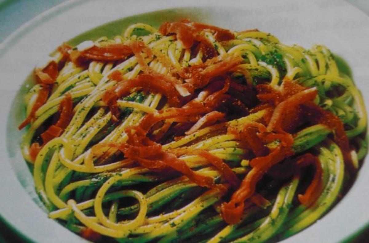 Kräuter - Spaghetti - Rezept