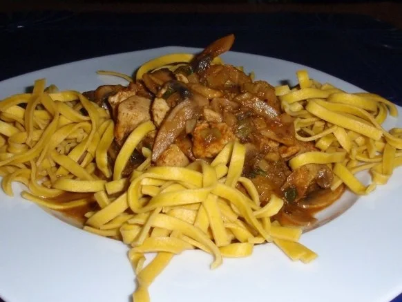 Rezept: Fruchtiges Curry-Hühnchen mit Currynudeln Bild Nr. 10 Fruchtiges Curry-Hühnchen mit Currynudeln - Rezept - Bild Nr. 10