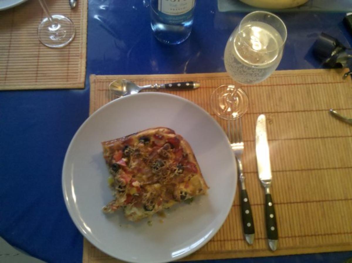 Bilder für Quiche: Knusprige Cognac-Quiche - Rezept