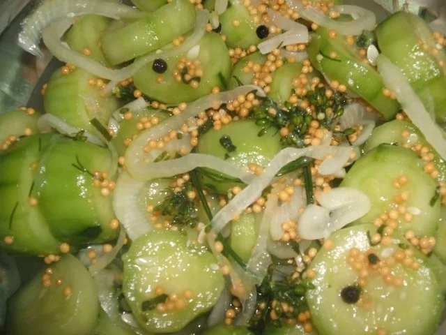 Rezept: schnelle Gurkenhappen schnelle Gurkenhappen - Rezept