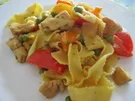 Hühner-Nudelpfanne - Rezept