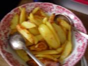 Kartoffelspalten aus dem Backofen - Mann war das ein Gebuckel .. grins - Rezept