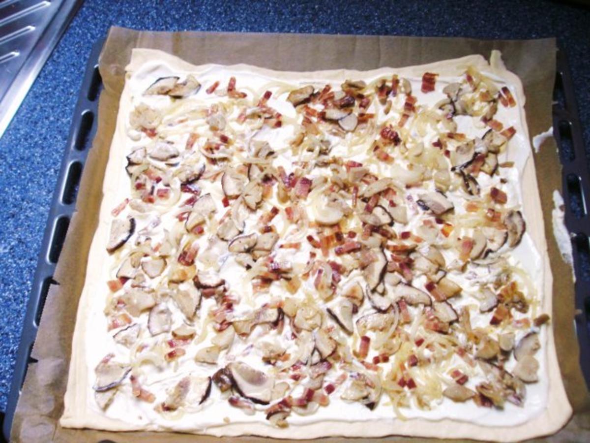 Steinpilz-Flammkuchen - Rezept - Bild Nr. 6