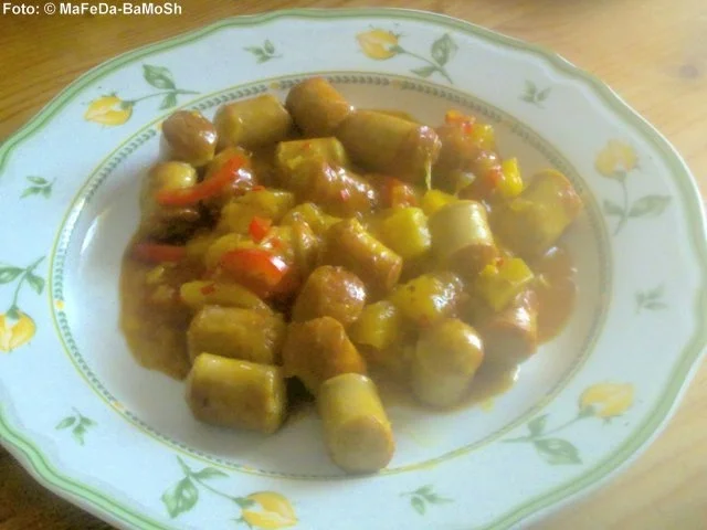 Bratwurst-Curry - Rezept
