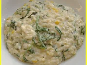 Ziegenkäserisotto mit Rucola und Zucchini - Rezept