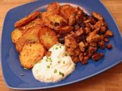 Bratkartoffeln mit "Hasenköddels" ;-) - Rezept