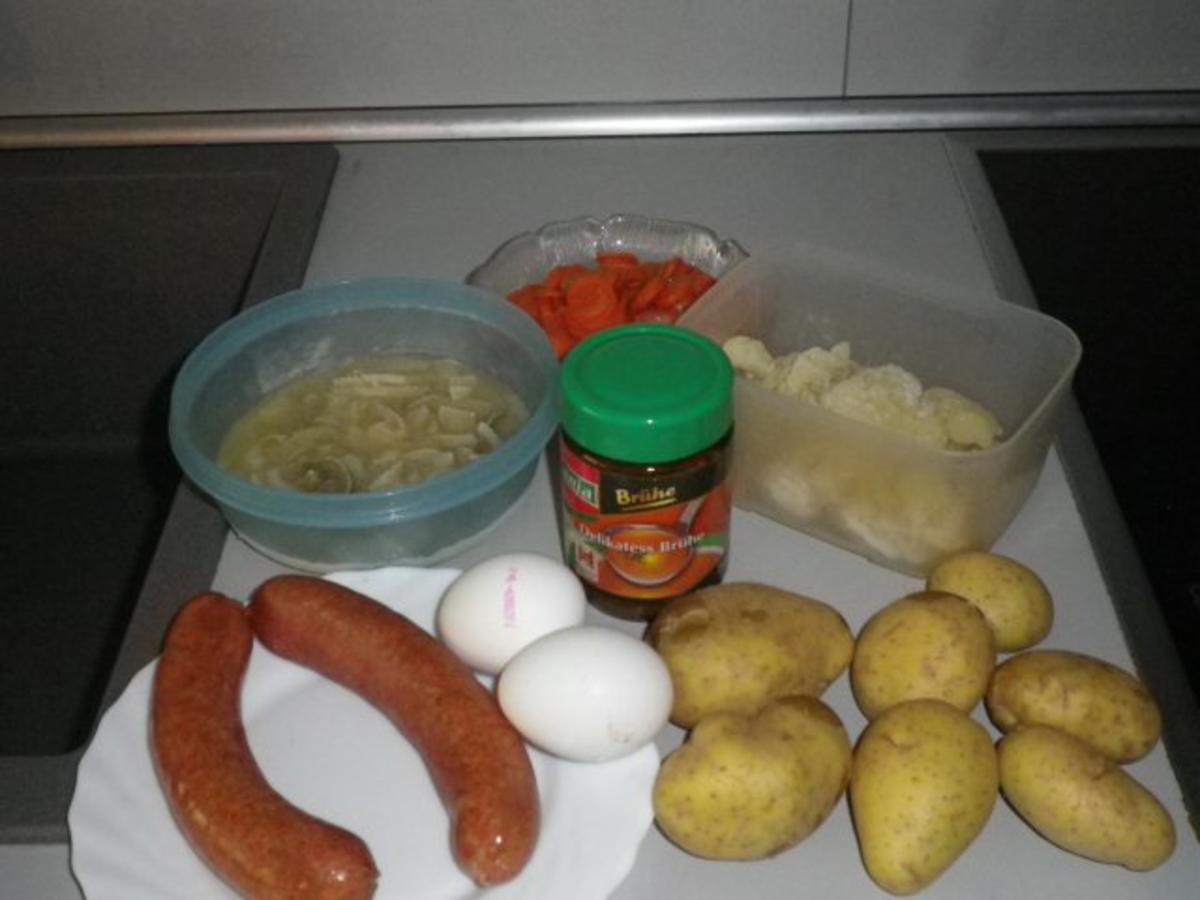 Kartoffel - Gemüse - Eintopf mit Rindswurst - Rezept - Bild Nr. 3