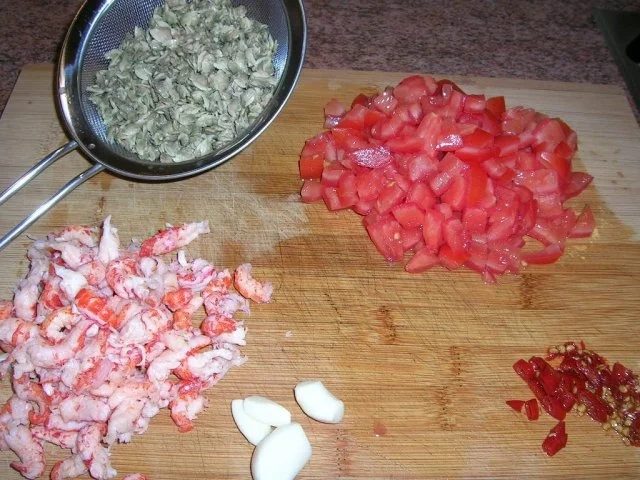 Conchiglie mit Venusmuscheln, Flusskrebsen und Broccoliröschen - Rezept - Bild Nr. 10