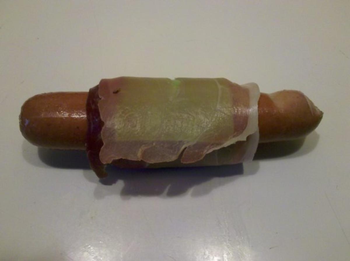 Snack: Hotdog im Schlafrock - nach einer Inspiration von AnnaundGuenni - Rezept - Bild Nr. 6