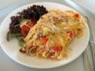Spaghetti-Pizza - Rezept