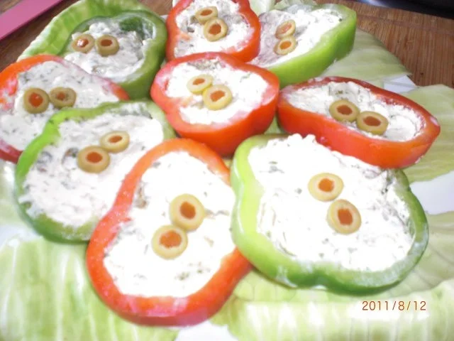 Gefüllte Paprika Snacks - Rezept - Bild Nr. 4