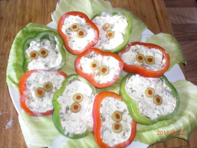 Gefüllte Paprika Snacks - Rezept - Bild Nr. 5