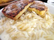 Milchnudeln mit armen Ritter - Rezept