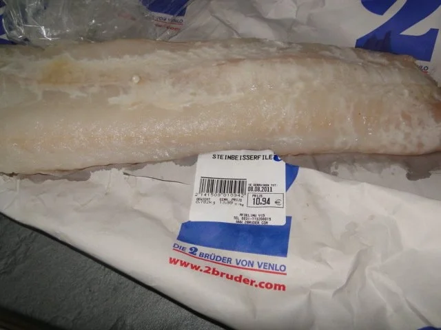 Steinbeißerfilet auf dicke Bohnenbettchen - Rezept - Bild Nr. 2